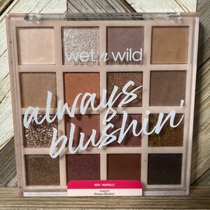 Wet n Wild Always Blushin' Palette with Pink, Brown, and Gold Shades